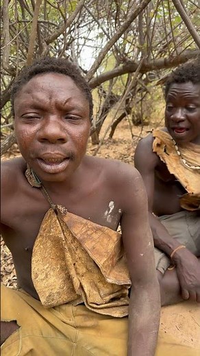 Hadzabe Tribe bushmen Chabba & Dudukwe practice English language skills in the bush 🥰😍