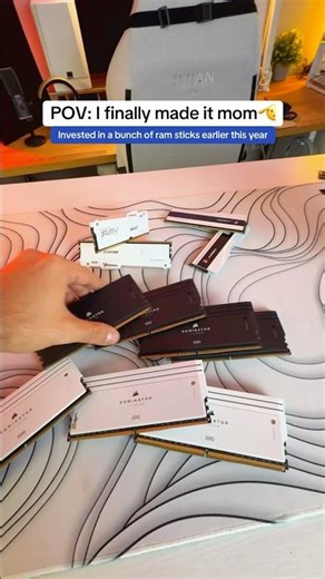 RAM Sticks are the new bitcoin 😅