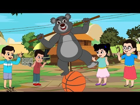 Kaalu Madari Aaya | बच्चों की मज़ेदार कविता | Hindi Animated Rhyme | Bhalu Ka Dance Show #3drhymes​