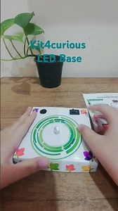 Making an LED base with kit4curious. #diy#science #led