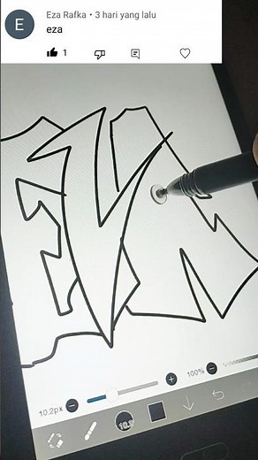 Graffiti Nama Keren, EZA