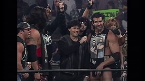 You may be cool, but you'll never be Scott Hall getting hit in the head with a full cup of soda live on Nitro, no selling it, and then using it as hair gel cool. Legendary. #WastedFanWednesday 🍻 | WrestleBotch