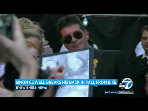 Simon Cowell bike accident: TV personality breaks back after falling off bike at Malibu home