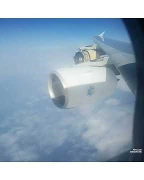 AIRBUS A380 ENGINE BLOWS UP!! UNCONTAINED ENGINE FAILURE