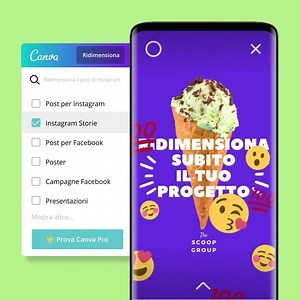 66K views · 102 reactions | Risparmia tempo e ridimensiona senza sforzi in un solo click i tuoi bellissimi design. È facile con la funzione Ridimensiona di Canva Pro. 朗 | Canva | Facebook