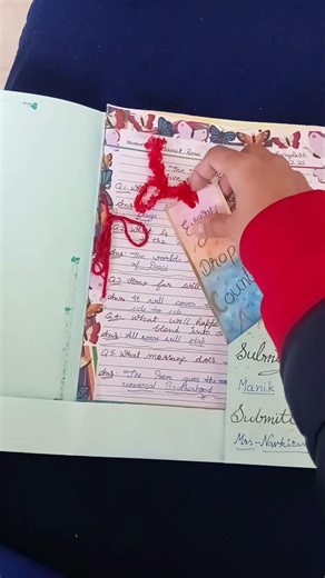 Home made file cover for kids