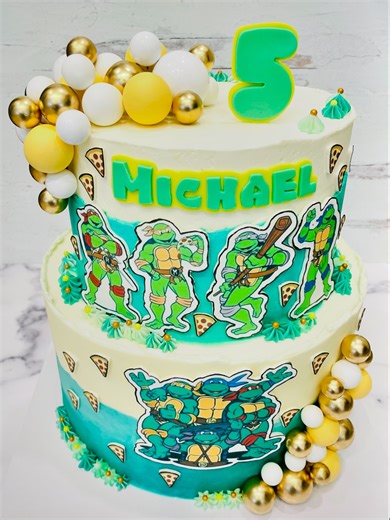 Artisan Cakes | TMNT cake 🎂🥷🐢🍕 Thankful for the loyal customers for their loyalty, feedback, and referrals that mean the world! 🫶 #annasartisancakes... | Instagram
