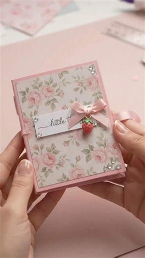 DIY Mini Diary 📖🌸 | Cute Mini Book Making | Easy Journal Craft