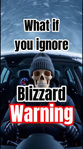 What Happens If You Ignore a Blizzard Warning #blizzard