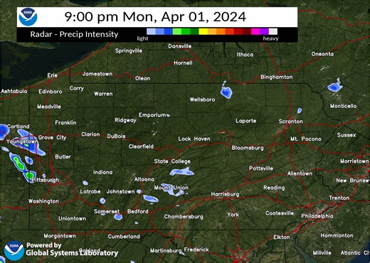 3.6K views · 50 reactions | The next round of rain will move into Central PA overnight and continue through the day tomorrow. Here is one model's depiction (HRRR) of what that might look like. The heavy rainfall may lead to flooding, especially across southwestern portions of the area. We have issued a flood watch for Somerset County and it is in effect from 2 AM through 7 PM Tuesday. | US National Weather Service State College PA | Facebook