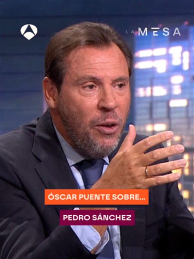 Declaraciones de Óscar Puente en La Mesa: ¿qué dijo y por qué no guardó nada?