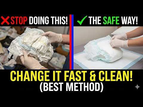 🧼 How to Change an Adult Diaper: A Safe & Effective Step-by-Step Method