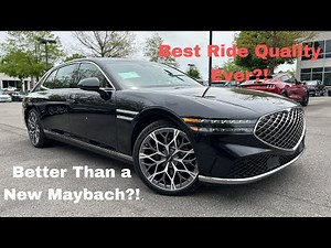 2023 Genesis G90 E-Supercharger AWD POV Test Drive & Review