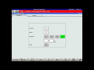 Krones machine - DB and IO diagnostic function
