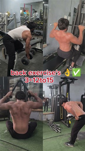 back workout 👌✅ #success #shorts #yosho #youtube #motivation #gym #viral #video
