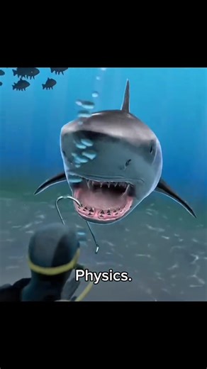 Shark 🦈 attack 😱🧠#amazing #physics #fypシ゚viral #usa🇺🇸 #unitedstates