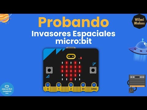 InvasoresEspaciales-Probando en la micro:bit #microbit