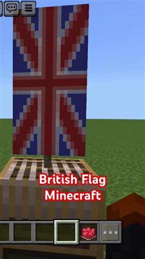 British Flag Minecraft tutorial #Minecraft #British￼