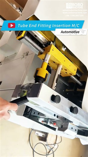 Automotive Nylon Tube End Forming And Fitting Assembly Machine