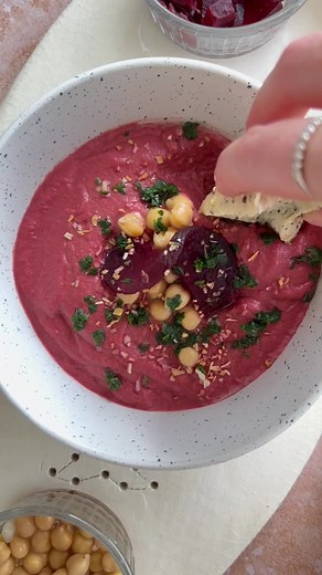 Recette Houmous de Betterave Rouge Savoureuse