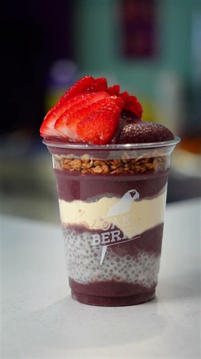 CHÍA PUDDING + GRANOLA CACAO 💜