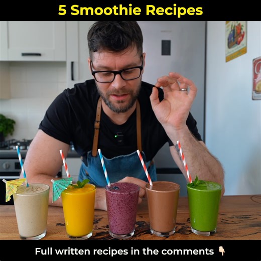 Here's 5 more Smoothie Recipes to kick off the New Year #smoothie #recipe #recipes | Pinch of Mint