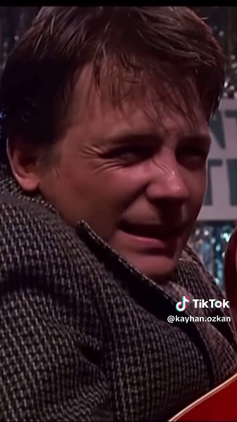 Iconic Guitar Scene from Back to the Future