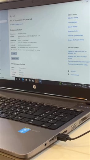 لابتوب مستعمل مناسب لطلبة والعمل المكتبى اليومى طرف الدفع كاش فقط HP PROBOOK 650 G1 Corei5 4th 4200&4300 Ram 8g 256g ssd vga intel monitor 15.6 windows 10 professional مع الشحن الاصلى والحقيبة وماوس عنوان المحل طرابلس مقابل زرقاء اليمامة 1 ابونواس متوفر خدمة توصيل لجميع مدن ليبيا | ماكس ستور Max store