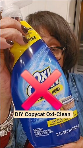 DIY Copycat Oxi-Clean: 3 ingredients make a non-toxic, powerful cleaner \r‪@cecilyonpoint‬ #laundry