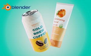 Blender产品商业包装教程 Skillshare – Introduction To Packaging Visualization in Blender