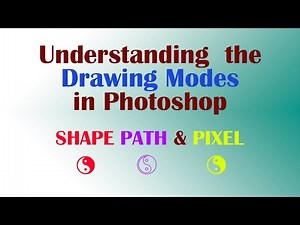 32 Understanding the Drawing Modes (Shape,Path & Pixels) in Photoshop
