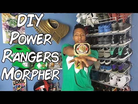 DIY Green Ranger Morpher (cardboard) - Mighty Morphin Power Rangers - Cheap & Easy