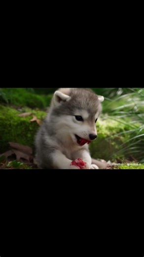 small cute wolf Asmr