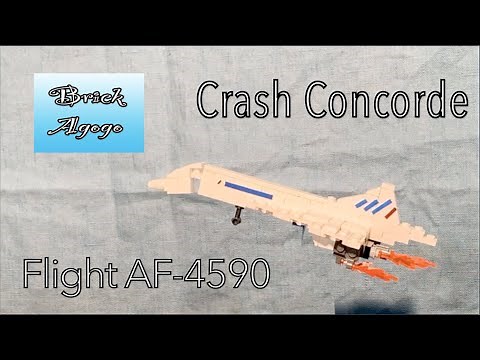 Lego Crash of Concorde, Flight AF4590 - Lego Stop Motion