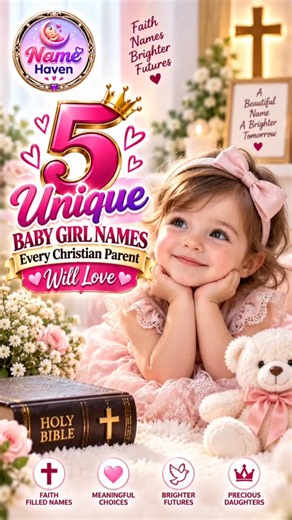 5 Unique Baby Girl Names Every Christian Parent Will Love