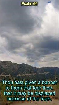 Psalm 60 - Prayer for Restoration & Victory | Powerful Psalms of David