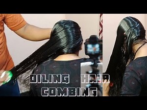 Hair Oiling And Combing Vlog 👌👌👌💕