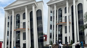 6.3K views · 148 reactions | Exclusive Tour of the New Ultra-Modern Accra Hearts of Oak Secretariat (Phobia House) by Board Members: Stunning . TAKE A FULL TOUR OF THE BUILDING | Smile4Mike | Facebook
