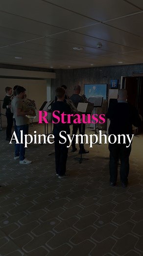 Backstage brass 🎺 This offstage brass moment from Strauss’s Alpine Symphony never fails to amaze 🤩 #Brass #Orchestra #ClassicalMusic | London Philharmonic Orchestra