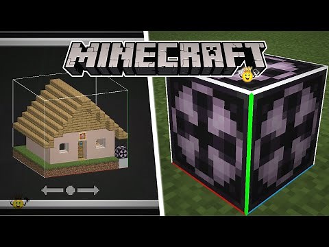 ⭐Como Pegar e Usar Bloco de Estrutura no Minecraft 1.13.0+❕Copiar sua Casa🏠