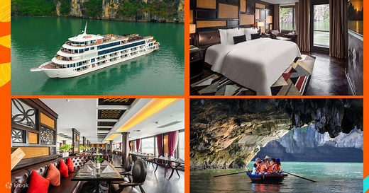 [Route 2] 2D1N Ha Long Bay Deluxe Cruise by Ambassador Cruise - Klook United States