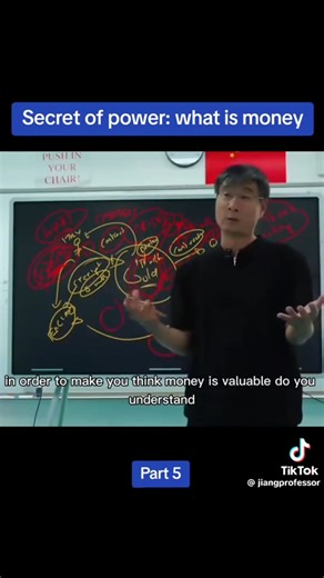 Professor Jiang reveals the shocking truth behind what money truly is… check it out! Follow my page for more truth videos. | Linol Anderson