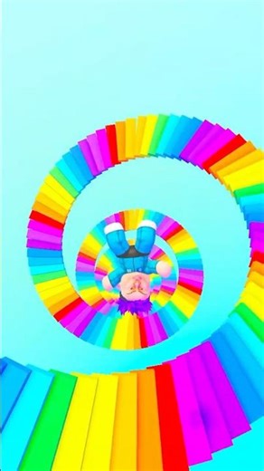 Thanos plays Infinite Rainbow Stairs Roblox 🌈 #roblox #shorts