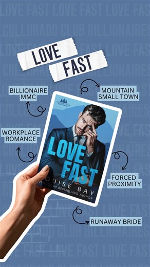 📖 𝐋𝐨𝐯𝐞 𝐅𝐚𝐬𝐭 by Louise Bay Links 🔗in bi0 What to expect: 💙Runaway Bride 🏔️Western Romance 💙Small Town 🏔️Workplace Romance 💙Billionaire Romance 🏔️He falls first #smalltownromance #westernromance #billionaireromance #runawaybride #coloradoclubbillionaires #lovefast #louisebay #workplaceromance #newrelease | Author Louise Bay