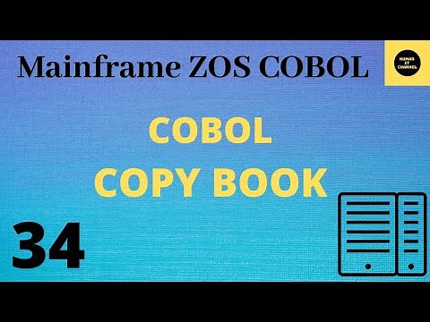 Copy Book In Cobol - Mainframe COBOL Tutorial - Part 34 #COBOL