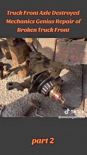 Crazy Truck Axle Repair: Genius Mechanics Save the Day (Part 2)