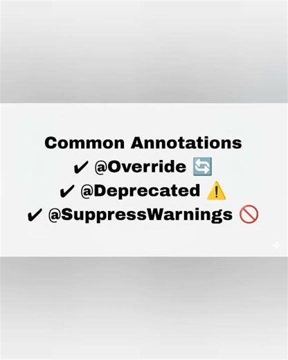 Java Annotations 💻🏷️