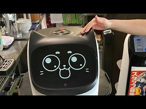 ネコ型配膳ロボット BellaBot【喜多方ラーメン新田店2021.01.22】