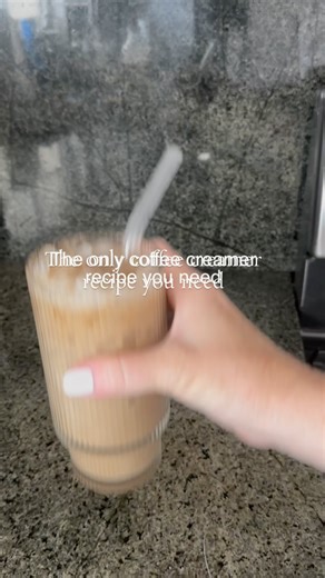 The best coffee creamer: 1 C Water 1 C heavy whipping cream (vanilla sub for half and half or milk if needed) 1/2 - 1 C brown sugar (depending how sweet you like it) 1 Tbsp vanilla 1 Tsp cinnamon Pinch of salt Bring the water to a boil, add brown sugar and remove from heat. Whisk well before adding in vanilla, cinnamon and salt. Let it cool before adding in the heavy cream. Shake well and let it sit at least 30 mins in the fridge after making before you use it. I pair this with my homemade iced 