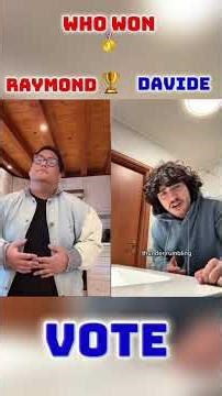 WIDE AWAKE Challenge, Who won? Raymond or Davide? #wideawakekatyperry